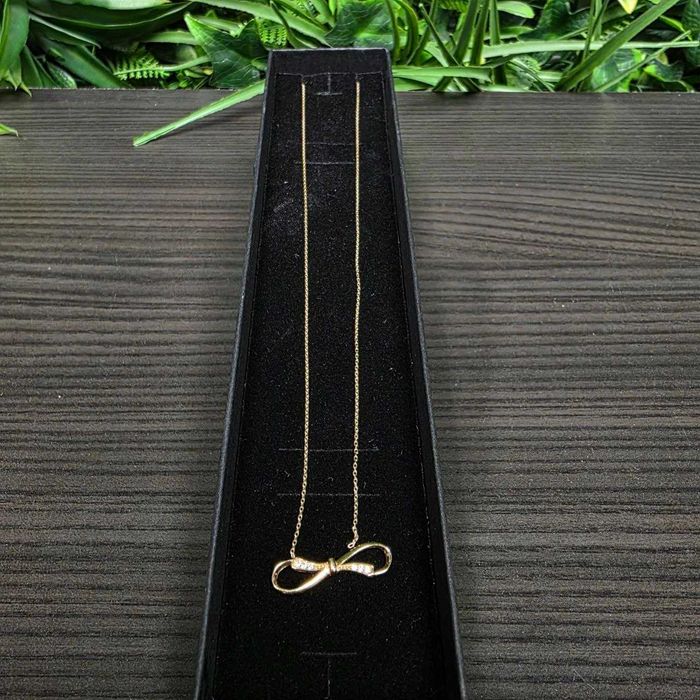 Златен синджир с висулка "Безкрайност" 14K – 1.81 г