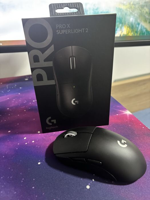 Mouse Gaming Logitech G Pro X Superlight 2 Lightspeed Wireless Black