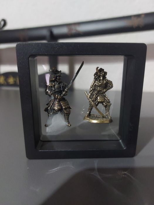 Statuete mici din metal Samurai
