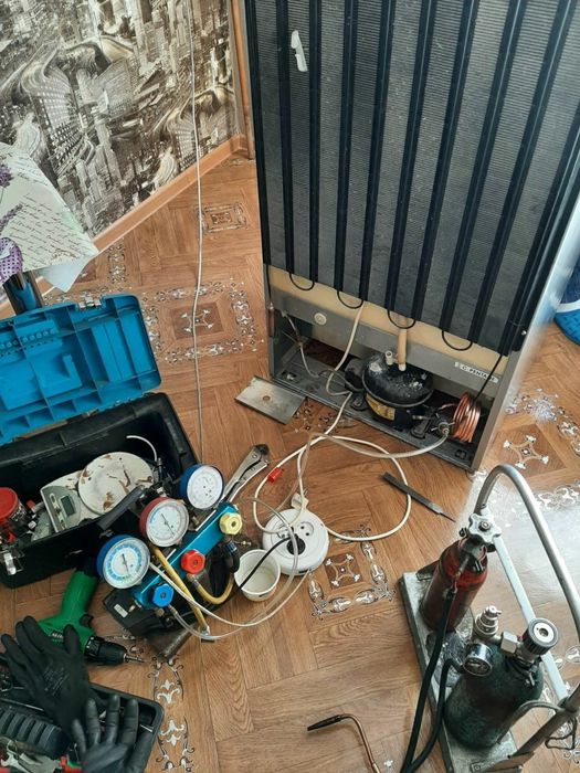 Ремонт Холодильников Морозильников в Алматы 24/7 Работаю