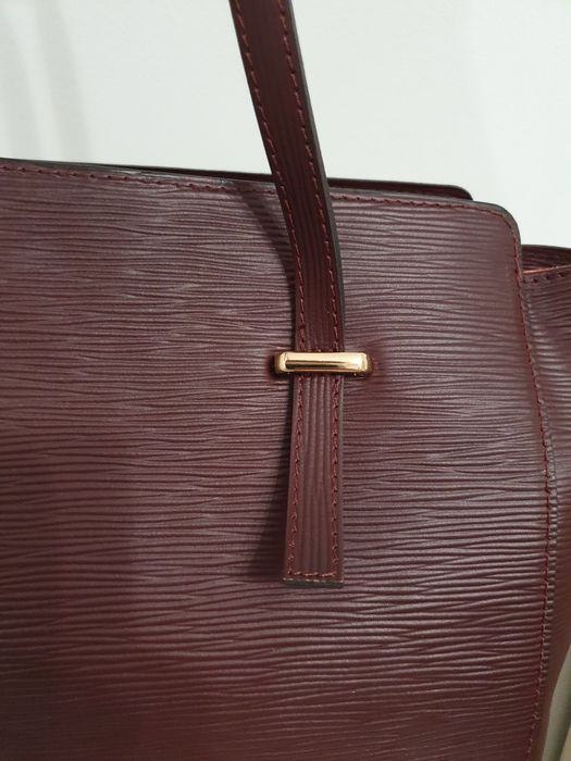 Geanta mare bordo din piele naturala