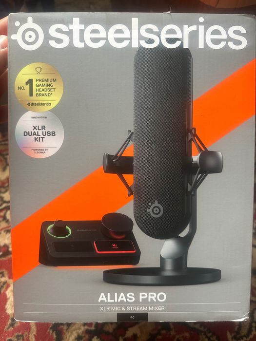 Microfon Gaming SteelSeries Alias ​​Pro, negru