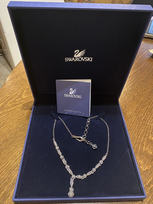 Swarowski сребърно колие
