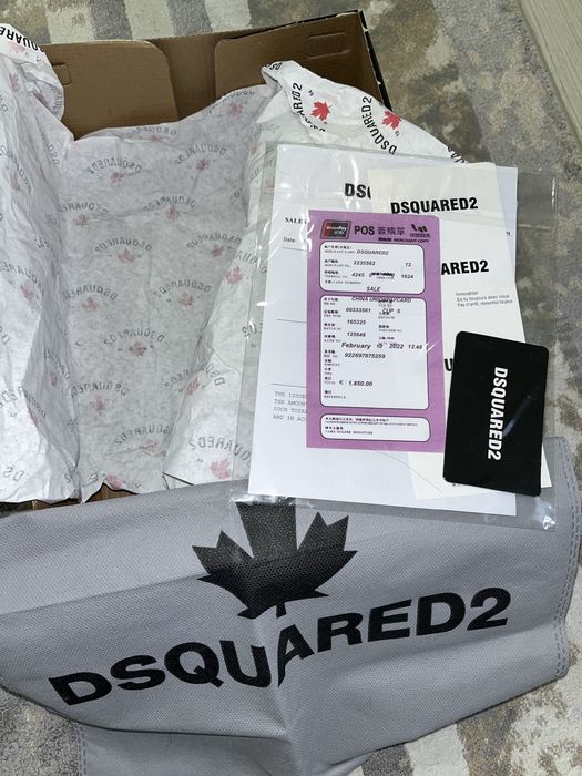 DSQUARED2 Оригинал casual/luxury sneakers