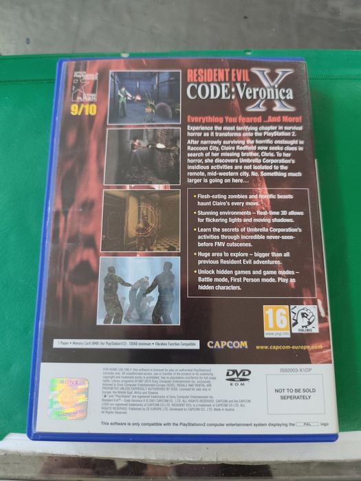 Игра за пс2 resident evil code:veronica x ps2