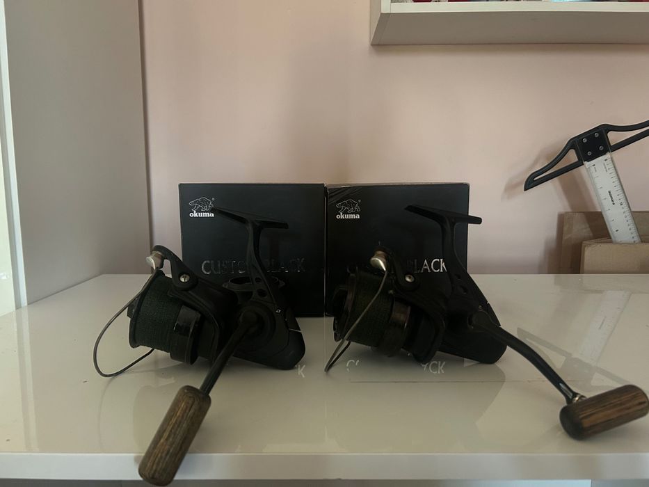 2 mulinete okuma custom black de 6000