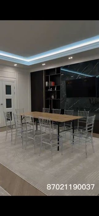 Аренда столов  и стульев