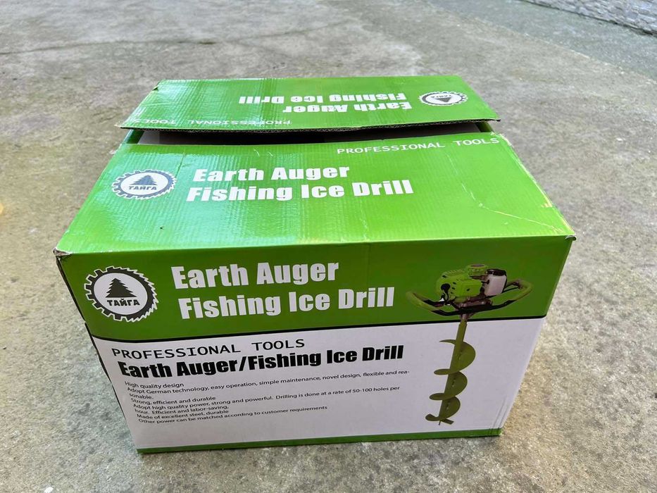 ПРОМОЦИЯ !!! Бензинов Свредел ТАЙГА 52cc + подарък 150мм свредел