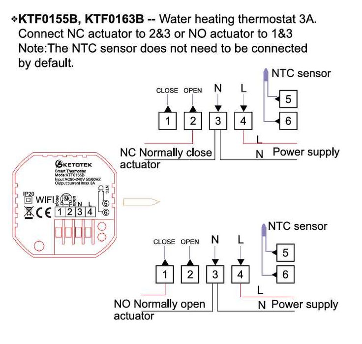 KETOTEK WiFi Програмируем термостат за подово водно отопление 3A