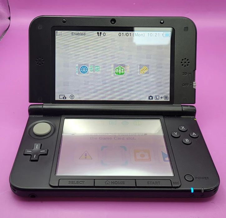 3ds XL red! Reshelled! 9.5/10!