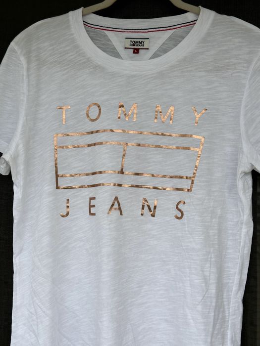 Дамска тениска Tommy Hilfiger (Tommy Jeans) - размер L, Отлично състояние
