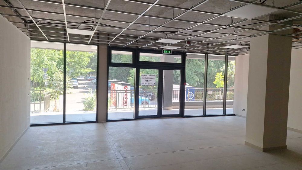 DOUA SPATII COMERCIALE , de 173 mp utili , fiecare , alaturate , pentru inchiriere