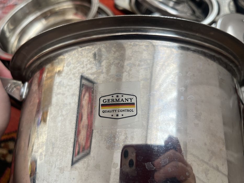 Набор кастрюлей сталь