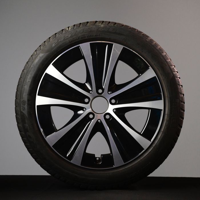 Комплект 4броя Гуми Pirelli Sottozero 3 245/45R18 100V DOT1923 грайфер 6мм| Джанти 8Jx18H2 ET43 A2134013700| Гуми и джанти