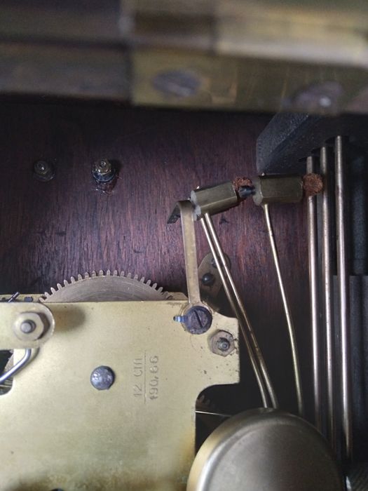 Ceas cu pendul semineu w.germany1950-1960