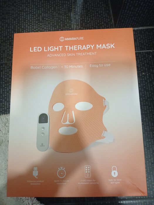 mască de terapie cu lumină LED AmaraPure