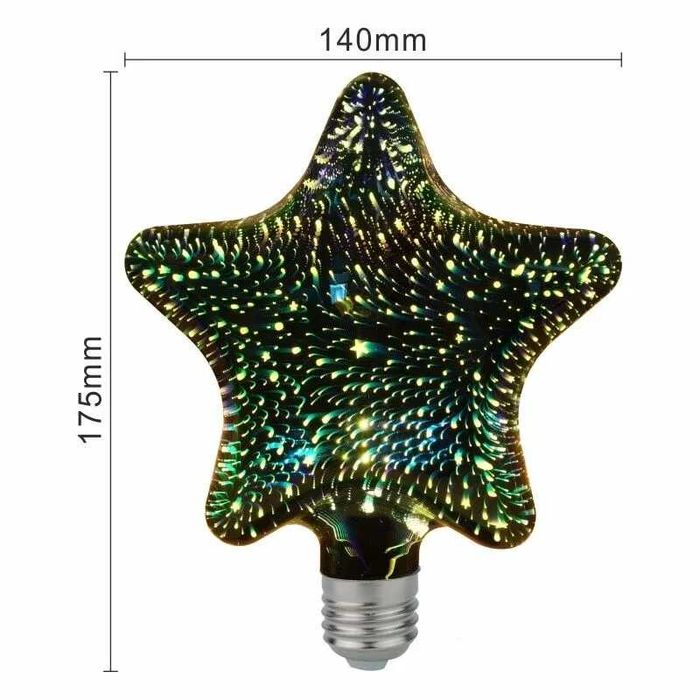 Bec cu efectul unic de artificii 3D