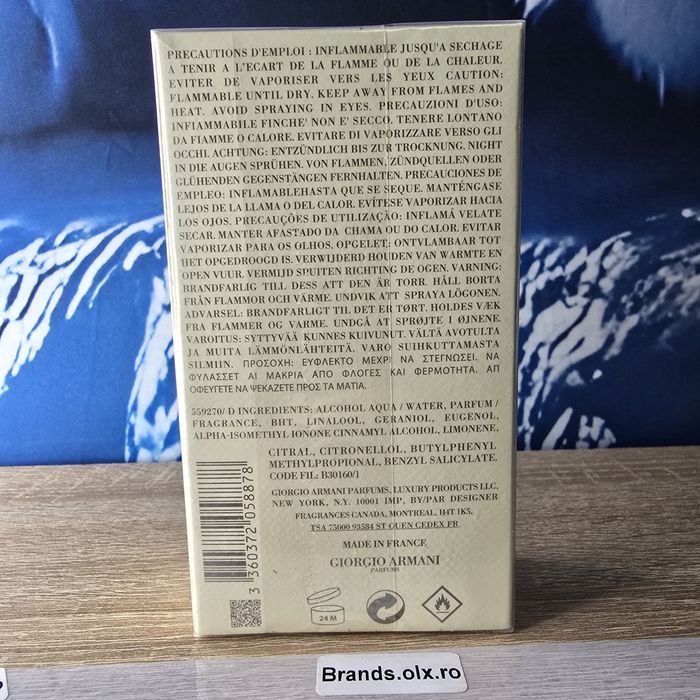 Parfum nou Giorgio Armani Acqua di Gio 100ml EDT