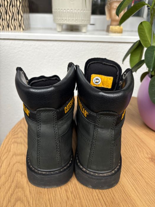 CATerpillar туристически обувки Colorado Lace Up Boot Black от набук