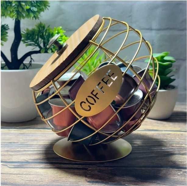 Органайзер Метална поставка за капсули за кафе Nespresso Dolce Gusto