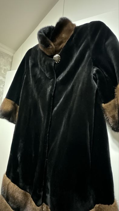 Норковая стриженная шуба