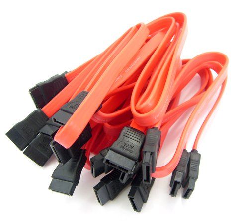 Кабель интерфейсный, для HDD/SSD Sata-Data, 6.0 Gbit/s/Черные Красные