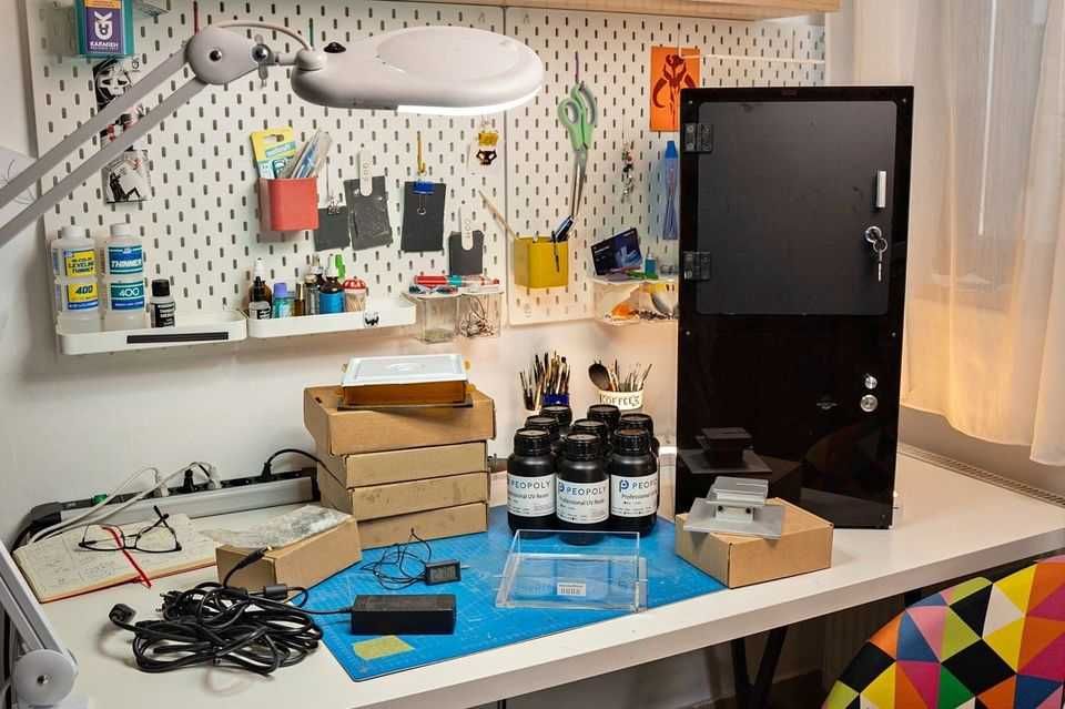 Imprimanta 3D MOAI 130 cu rasina si termometru digital