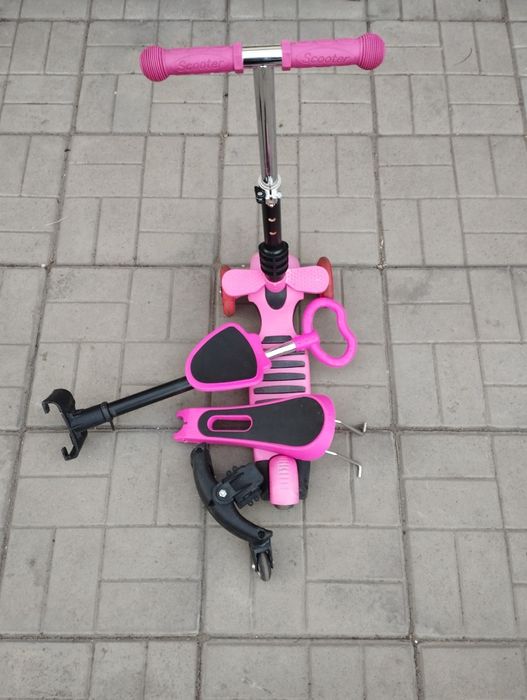 Самокат детский 3-4 колёсный