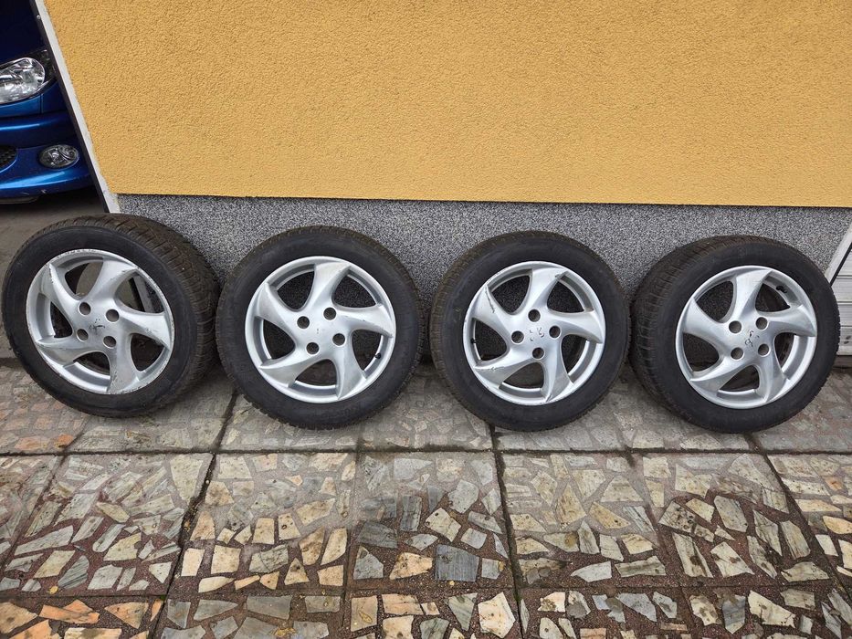15 4x108 Peugeot 206 джанти + гуми