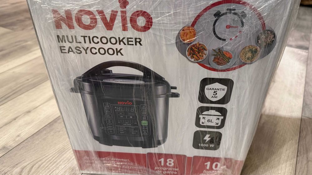 Multicooker Novio EasyCook, 6L, 1000W, Nou, Sigilat