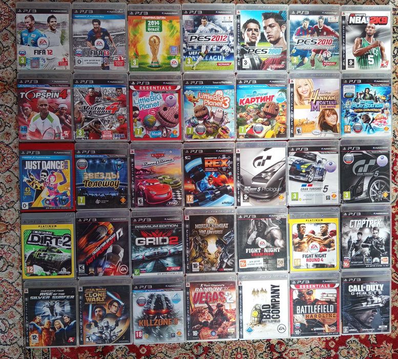 Лицензионные диски Playstation игры ps3