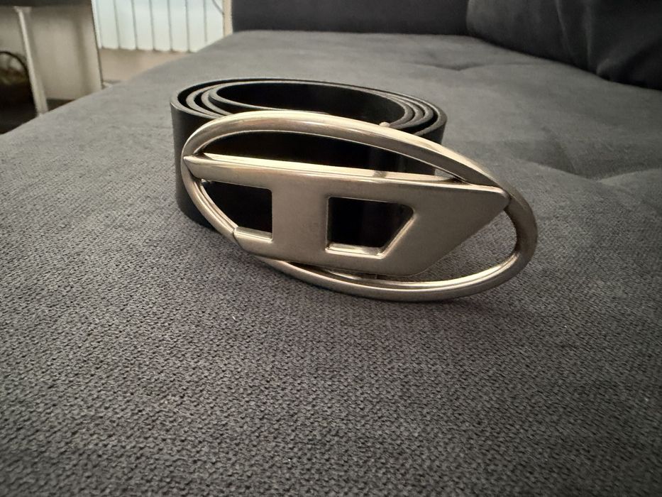 Оригинален кожен колан Diesel B-1DR Oval D Logo (Размер 95)