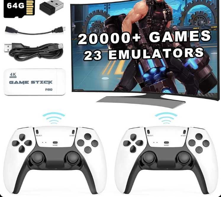 Игрова конзола Tech M15 3D 8K HDR Pro Game Stick , 64GB, 30 000 игри 2