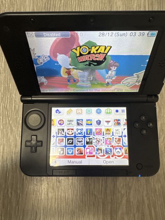 nintendo 3ds XL modat grey