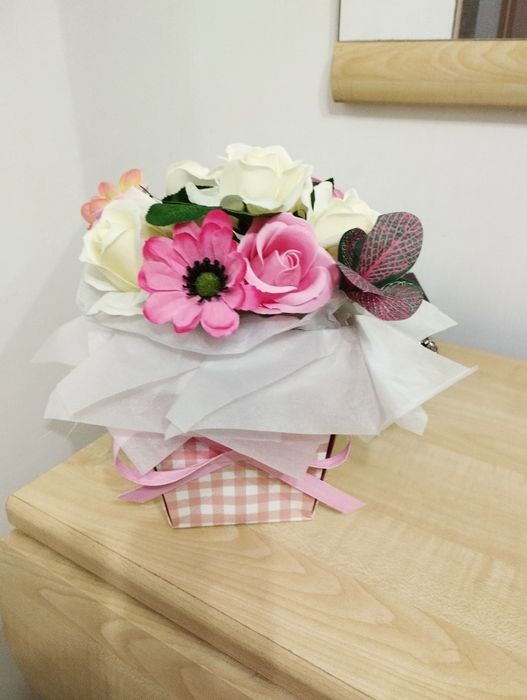 Мыльные розы композиции и букеты