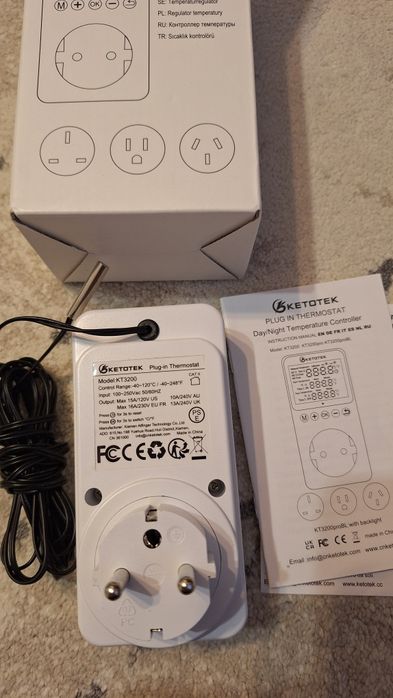 Priză pentru termostat digital KT3200 cu temporizator Controler de tem