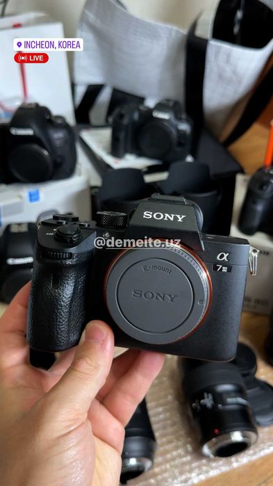 Sony A7 M3 body. Probeg: 900 dona bor yog’i