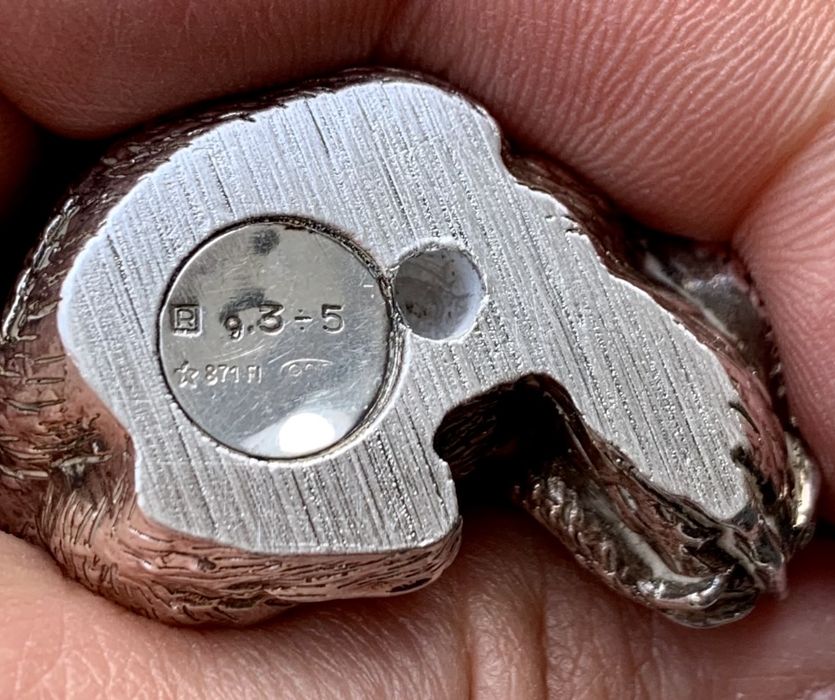 Veverita din Argint Lucchesi FARO Italia figurina veche de colectie