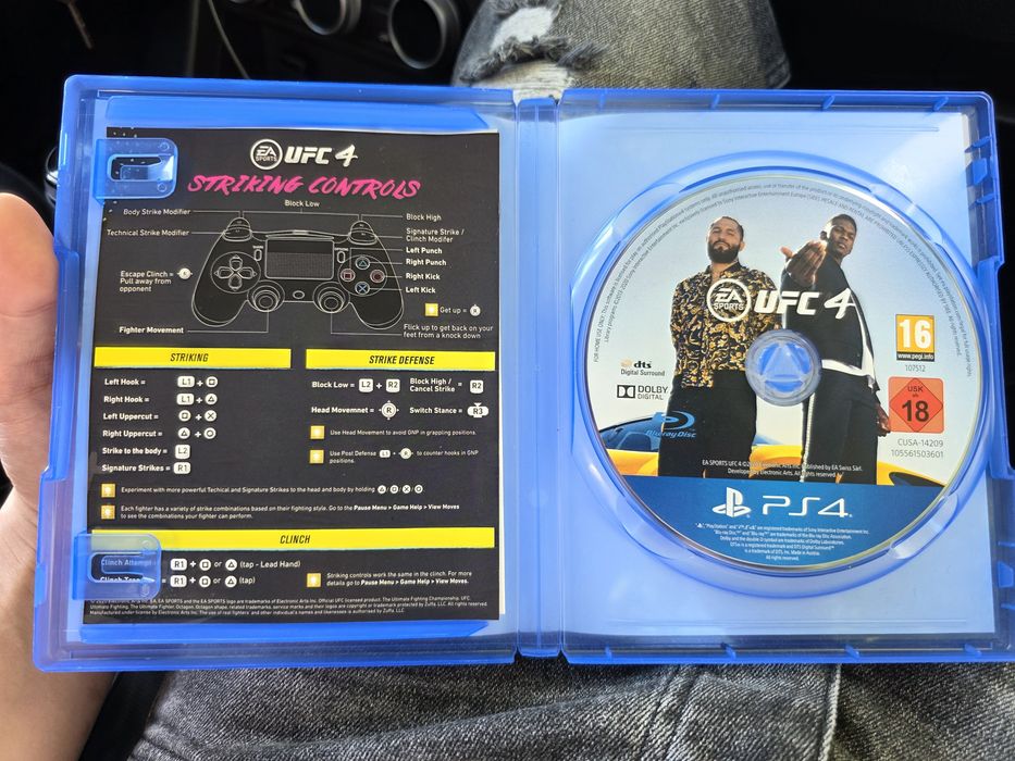 Ufc 4 playstation 4 disc