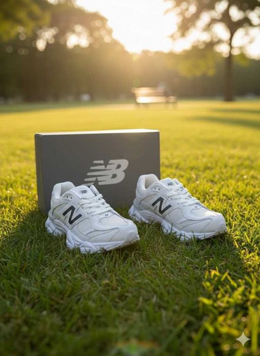 Adidasi NEW Balance 9060 Alb - Adidasi Dama Barbati Premium