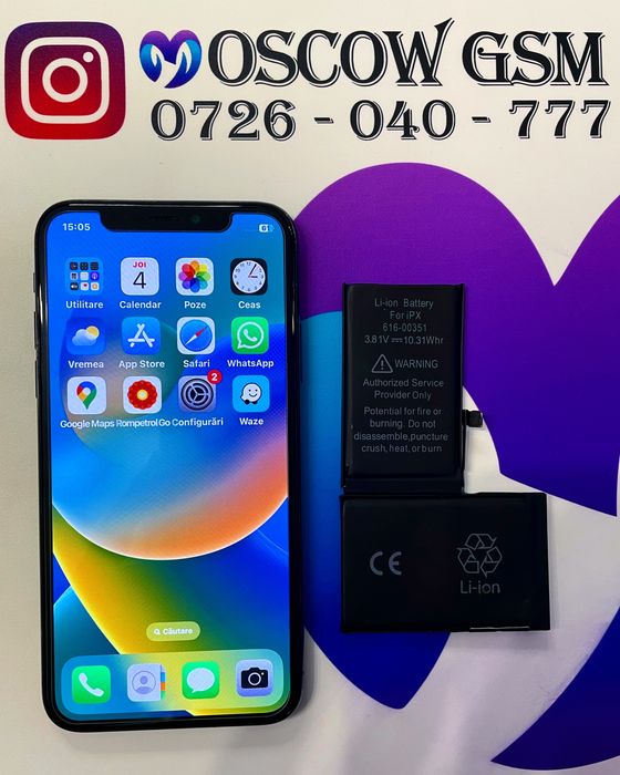  Baterie OEM iPhone 7°8°X°Xs°XR°11°12°13°14 