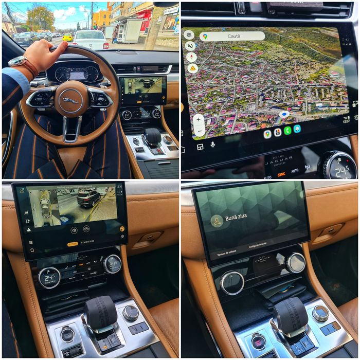 Jaguar F Pace 2021 Ultimul Model,Benzina 3.0 MH 400cp,4x4,FULL,Unicata