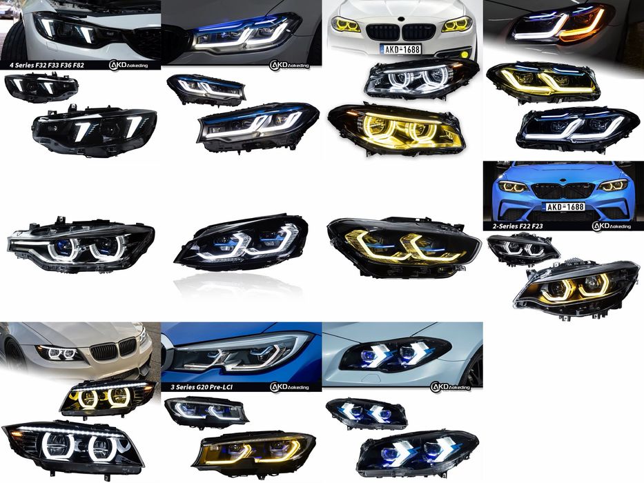 Стопове и фарове за всяко BMW BMW Taillights BMW Headlights