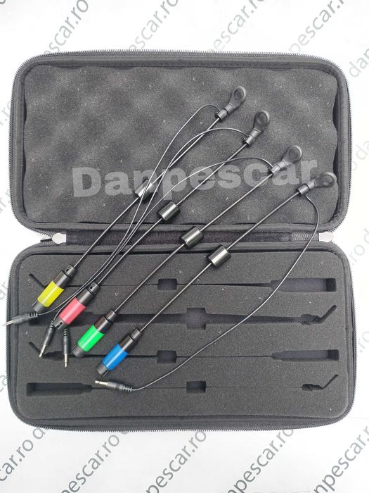 Set 4 Hangere Wind Blade IN P7 cu iliminare si bile magnetice