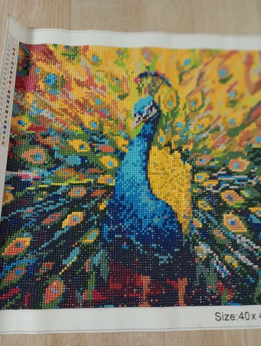 Tablou pictura cu diamante pictat manual