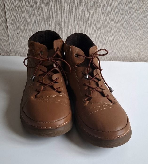 Естествена кожа обувки боти Ulanka 41 номер 
26,2 см нови, естествена