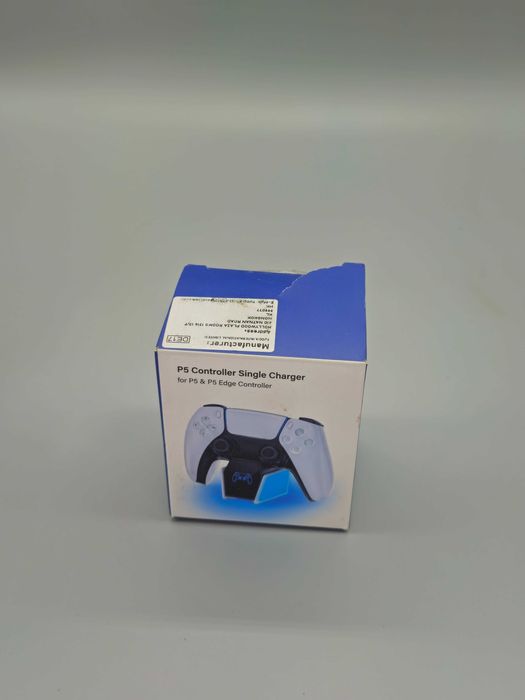 Зарядна стойка (докинг) за PS5 контролер DualSense с LED/RGB индикация