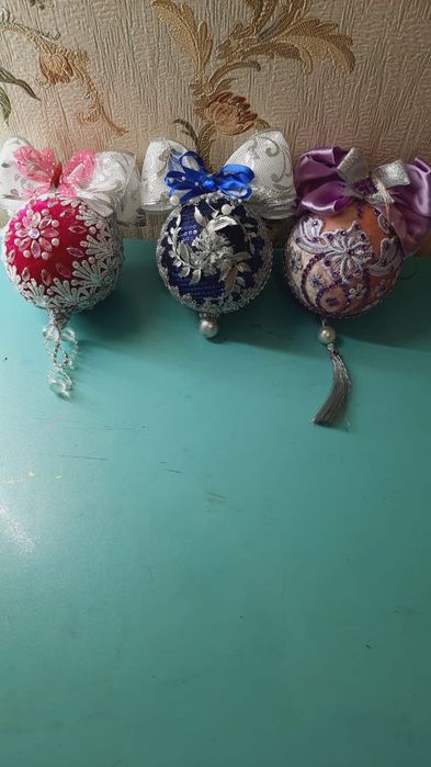 Ёлочные игрушки, шарики для елки. Подарок на новый год.