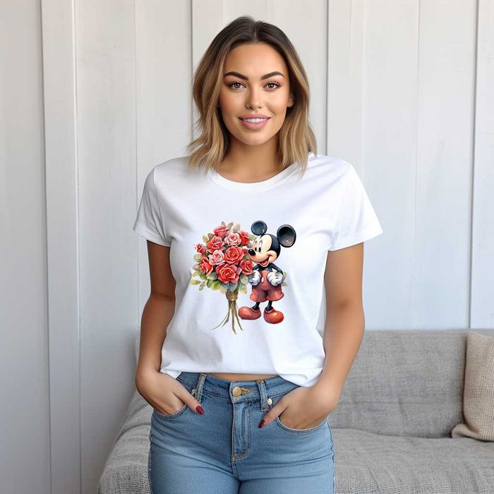 Нови модели тениски Mickey и Minnie Mouse, Размери от XXS до 5XL