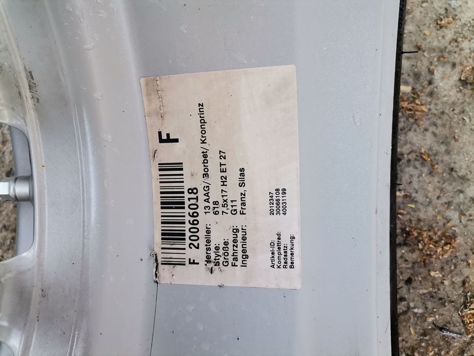 Продавам джанти 5X112 за BMW, AUDI, VW, MERCEDES